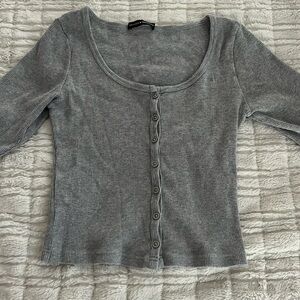 Gray Brandy Melville Zelly Long Sleeve